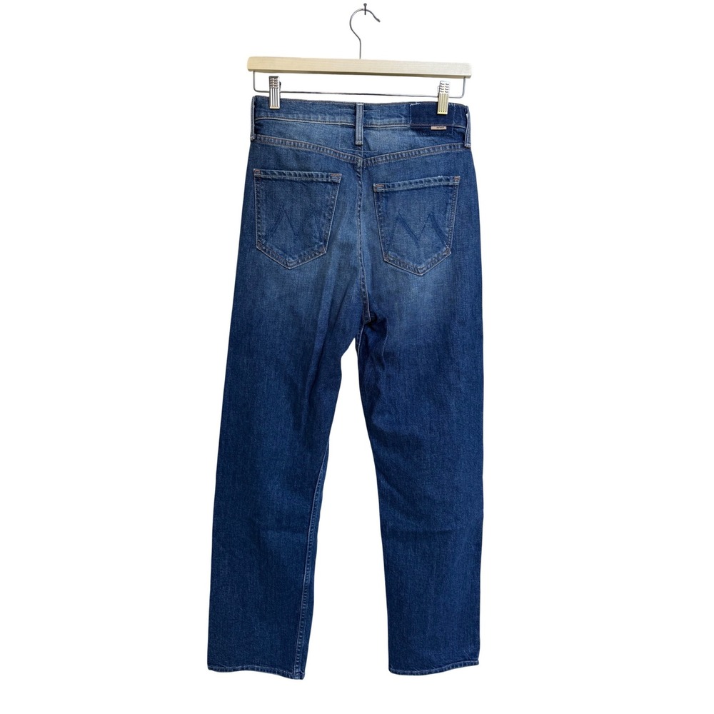 Mother Superior High Waisted Study Hover Jeans Treating Myself Blue Size 25 - Picture 3 of 7